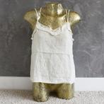 Mooi Zara Topje 100% Linnen - 94 (S) € 15,-, Ophalen of Verzenden, Zo goed als nieuw, Wit, Zara