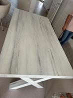 Wit/grijs eettafel, Huis en Inrichting, Ophalen of Verzenden