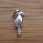 zilveren vintage bedel papegaai [520], Overige merken, Verzenden, Zo goed als nieuw, 1 bedel