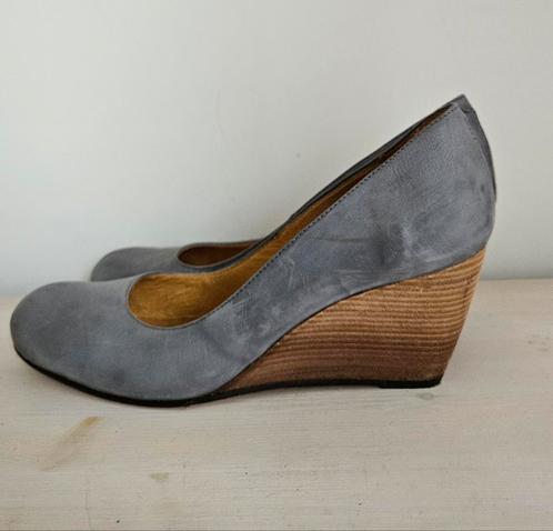 Fred de la Bretoniere sleehak, blauw, maat 41., Kleding | Dames, Schoenen, Zo goed als nieuw, Ophalen of Verzenden