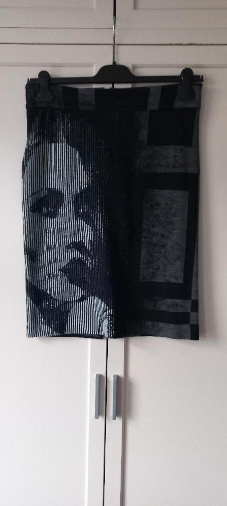 La Fée Maraboutée rokje zwart-grijs maat 2(38-40) zgan, Maat 38/40 (M), La Fee Maraboutee, Zwart, Ophalen of Verzenden