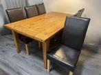 MOET WEG! Complete eettafelset + 2salontafels - Massief Hout, Huis en Inrichting, Complete inboedels, Ophalen of Verzenden