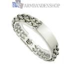 Div rvs staal heren dames stoere armbanden van RVS zilver., Verzenden, Nieuw, Zilver, Staal