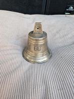 Oude koperen deurbel met nummer 14, Antiek en Kunst, Antiek | Koper en Brons, Ophalen of Verzenden, Koper