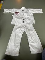 Taekwondo pak maat 110 en bescherming martial arts, Taekwondo, Zo goed als nieuw, Ophalen