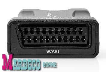 SCART naar HDMI Converter, Omvormer, SCART In, HDMI Uit, Nedis, Nieuw, Info@marbeco.nl, Ophalen of Verzenden