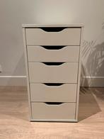 Ladeblok wit met 5 lades | Ikea Alex, Huis en Inrichting, Kasten | Ladekasten, Ophalen, Minder dan 50 cm, 5 laden of meer, Zo goed als nieuw