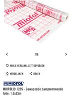 Miofol dampremmende folie - 23 meter, Doe-het-zelf en Verbouw, Isolatie en Afdichting, Overige materialen, Vloerisolatie, Nieuw