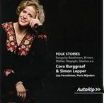 Cd Cora Burggraaf : Folk stories, Ophalen of Verzenden, Vocaal, Zo goed als nieuw, Modernisme tot heden