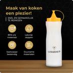 3x Doseerfles 400ml - Poffertjes Saus Beslag - Knijpfles, Verzenden, Nieuw