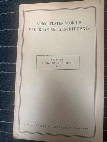 Prins trekt over de Maas 1568 - Schoolplaat beschikbaar voor biedingen