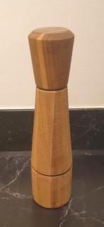 Houten pepermolen 27 cm hoog, nieuw, Ophalen of Verzenden, Nieuw