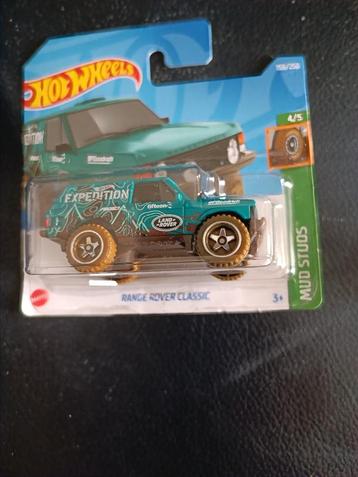 hot wheels range rover classic mud studs beschikbaar voor biedingen