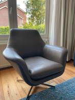 Leren draaibare fauteuil/stoel, Ophalen, Gebruikt, Minder dan 75 cm, Leer