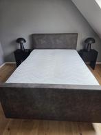 Goosens boxpring met Nachtkastjes en Lampjes, Huis en Inrichting, Slaapkamer | Bedden, Ophalen, Tweepersoons, Zo goed als nieuw