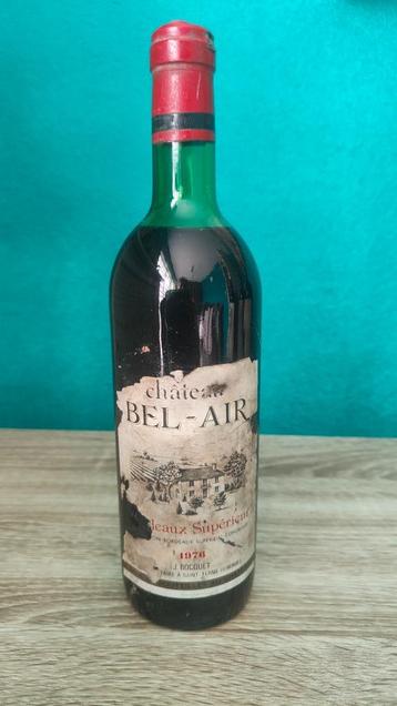 Chateau Bel Air 1976 beschikbaar voor biedingen