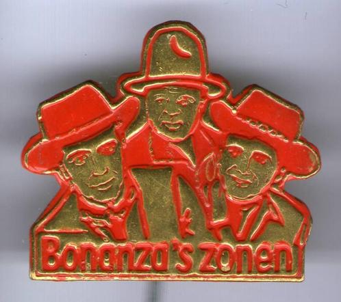 Bonanza zonen rood op koper TV/stripfiguur speldje ( R_065 ), Verzamelen, Speldjes, Pins en Buttons, Nieuw, Speldje of Pin, Figuurtje