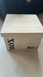 Houten box, Ophalen, Zo goed als nieuw, Minder dan 50 cm