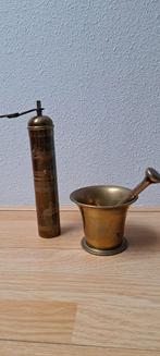 Koper, vijzel, thee of koffie molen, ophalen, Ophalen