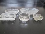 5 x Antiek Kristal Zoutvaatjes ,Ringen bakje ? & Schaaltjes, Antiek en Kunst, Antiek | Glas en Kristal, Ophalen of Verzenden