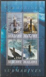 1648. Malawi Blok uit 2010 gest. Onderzeeboot, Postzegels en Munten, Postzegels | Afrika, Ophalen of Verzenden, Overige landen
