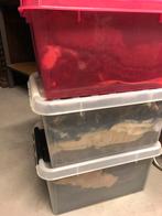 Bont (echt) lappen en resten, Overige materialen, Bruin, 120 cm of meer, Ophalen of Verzenden