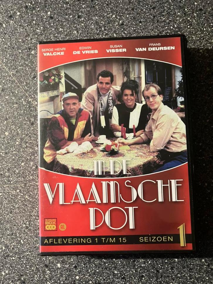 In De Vlaamsche Pot - Seizoen 1 ((3-Disc), Cd's en Dvd's, Dvd's | Tv en Series, Zo goed als nieuw, Komedie, Alle leeftijden, Ophalen of Verzenden