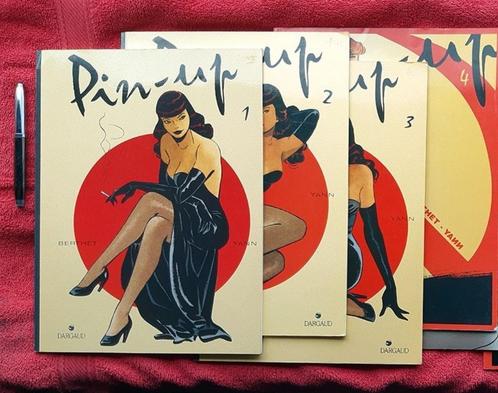 Pin-up. Philippe Berthet en Yann. Deel 1 t/m 4., Boeken, Stripboeken, Gelezen, Meerdere stripboeken, Verzenden