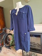 Diane von Furstenburg blauwe jurk 6 40 M Gratis Verzenden !, Kleding | Dames, Maat 38/40 (M), Zo goed als nieuw, Knielengte, Diane von Furstenberg