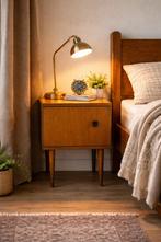 Prachtige set vintage nachtkastjes, Ophalen, Gebruikt, Minder dan 45 cm, Minder dan 55 cm