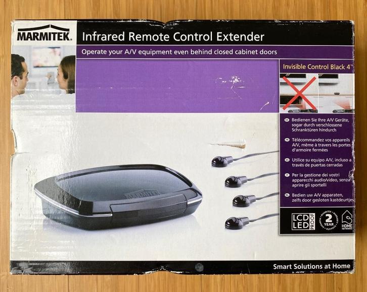 Marmitek IR remote extender - 4 apparaten - NIEUW in doos, Audio, Tv en Foto, Audiokabels en Televisiekabels, Nieuw, Overige kabels