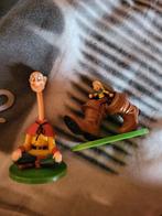 Efteling Figuren - Langnek en meisje in laars, Ophalen, Gebruikt, Beeldje of Poppetje