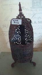 heel apart bronzen wierrookpotje antiek, Antiek en Kunst, Ophalen of Verzenden