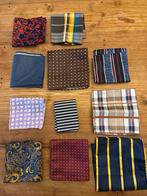 11 Nieuwe Handgemaakte Zijden Pochetten, Ophalen of Verzenden, Nieuw, Overige kleuren, Met patroon