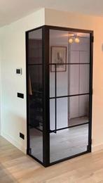 Stalen loftdeur – zwart – transparant glas, Doe-het-zelf en Verbouw, Deuren en Horren, Ophalen, 215 cm of meer, Binnendeur, Glas