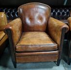Set schapenleren fauteuils klassiek + BEZORGING GRATIS, Huis en Inrichting, Fauteuils, Gebruikt, ., Klassiek, Ophalen of Verzenden