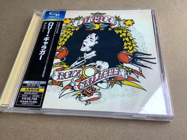 Rory Gallagher – Tattoo   SHM-CD JAPAN blues rock, Verzamelen, Muziek, Artiesten en Beroemdheden, Zo goed als nieuw, Cd of Plaat