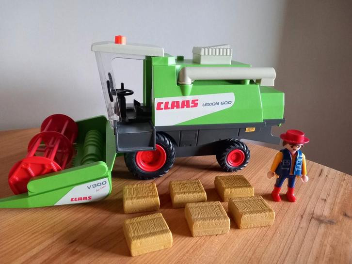 Playmobil combine/landbouwvoertuigen Claas, Kinderen en Baby's, Speelgoed | Playmobil, Gebruikt, Complete set, Ophalen of Verzenden
