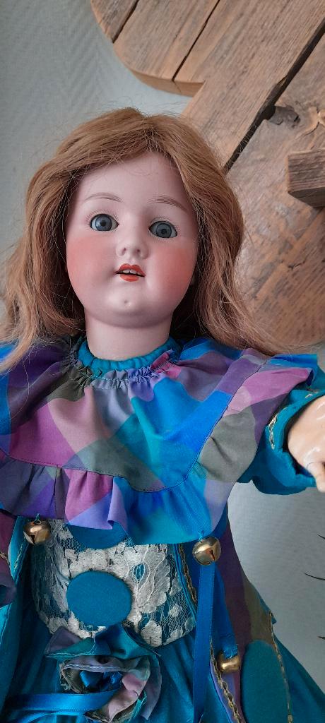 Antieke pop Heubach Koppelsdorf, Verzamelen, Poppen, Zo goed als nieuw, Pop, Ophalen of Verzenden