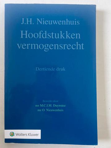 Vermogensrecht - Nieuwenhuis, 13e druk beschikbaar voor biedingen