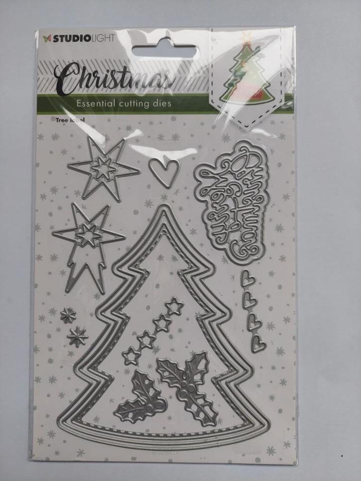 Nieuw Studio Light Christmas cutting dies, Hobby en Vrije tijd, Kaarten | Zelf maken, Nieuw, Pons of Mal, Kerst, Ophalen