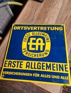 emaille bord 50x50 van de erste allgemeine, Ophalen, Reclamebord