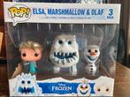 Disney funko pop Frozen Elsa, Olaf en Marshmallow, Ophalen of Verzenden, Zo goed als nieuw