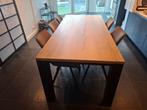 Wild Eiken Eettafel, Huis en Inrichting, Tafels | Eettafels, Ophalen, 200 cm of meer, 50 tot 100 cm, Zo goed als nieuw