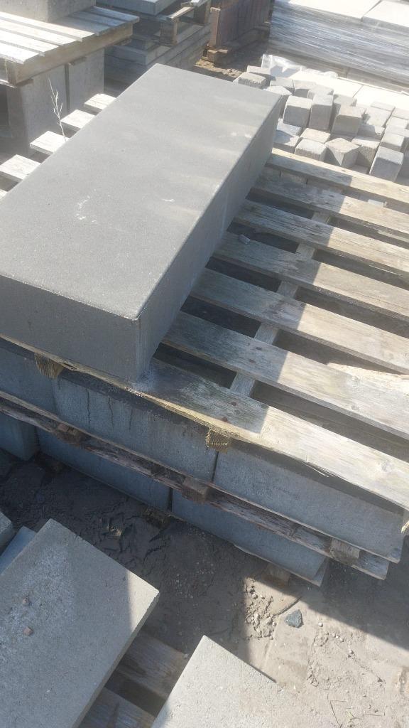 Traptreden beton 18x40x100 cm antraciet en grijs, Tuin en Terras, Bielzen en Borders, Nieuw, Overige typen, Beton, Minder dan 25 cm
