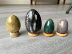 Set mineraal / fossiel ei / 5-7cm, Ophalen of Verzenden, Fossiel