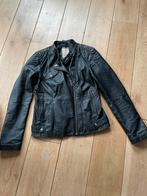 Leren stoere jas van Esprit, Kleding | Dames, Jassen | Winter, Zwart, Ophalen of Verzenden, Zo goed als nieuw, Maat 36 (S)