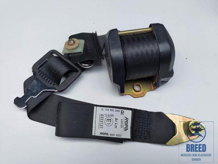 NOS gordel rechtsvoor voor Mercedes-Benz W126, Auto-onderdelen, Interieur en Bekleding, Mercedes-Benz, Nieuw, Ophalen of Verzenden