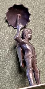 Golfer, zilveren miniatuur, Antiek en Kunst, Ophalen of Verzenden, Zilver