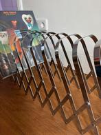 Vintage Harmonica tijdschriftenrek vinylrek, Huis en Inrichting, Woonaccessoires | Krantenbakken en Lectuurbakken, Ophalen, Zo goed als nieuw